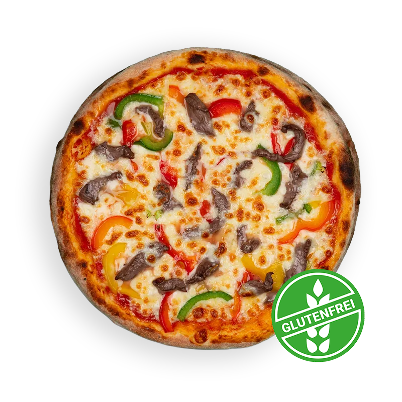 Pizza Stroganoff (glutenfrei) Ø30cm
