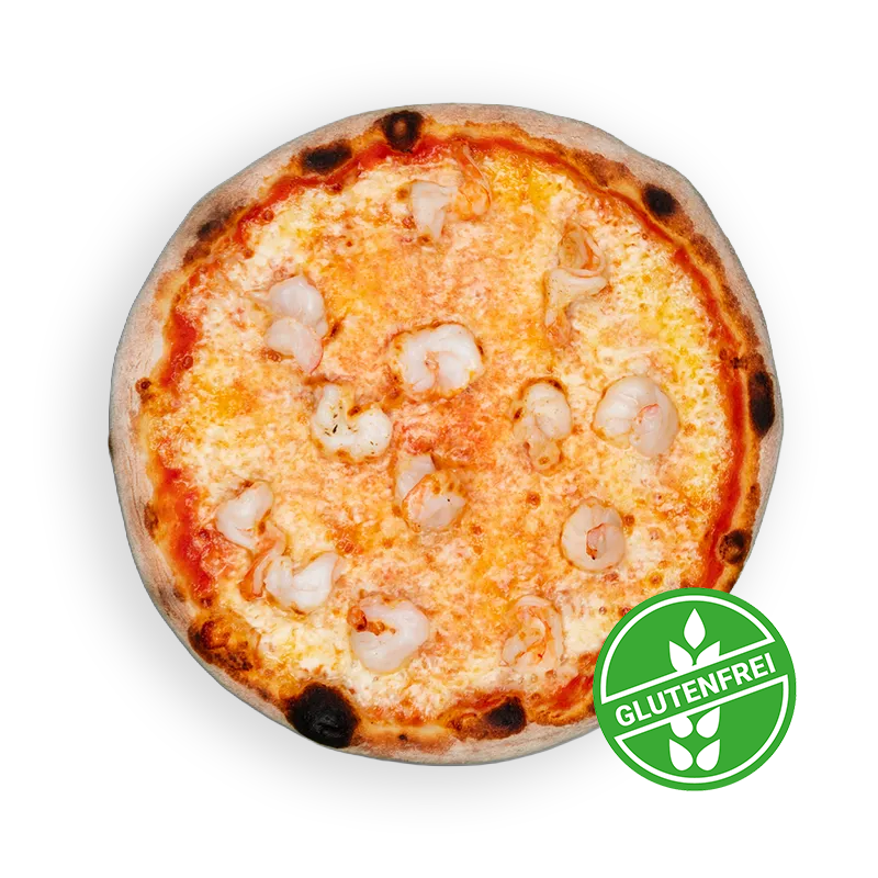 Pizza Crevetten (glutenfrei) Ø30cm