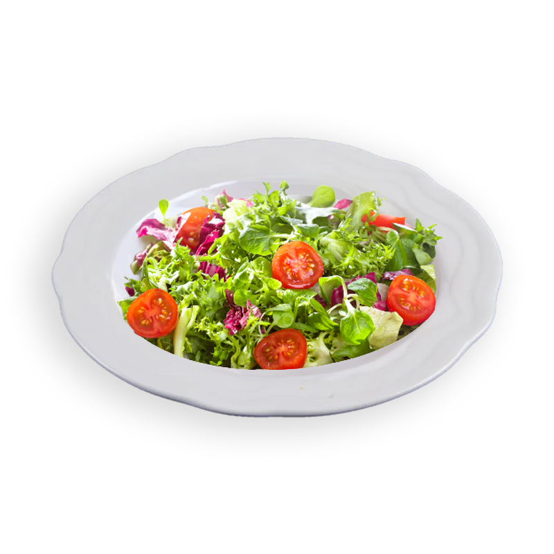 Insalata con pomodoro e cipolle