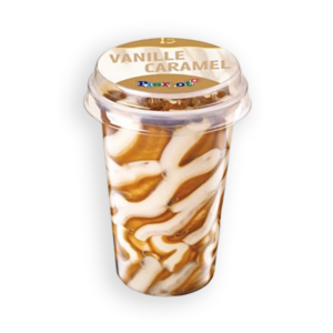 Emmi Soft Ice Vanille mit Caramelsauce