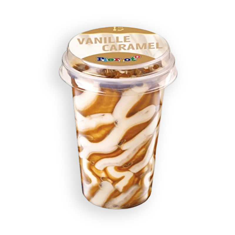 Emmi Soft Ice Vanille mit Caramelsauce